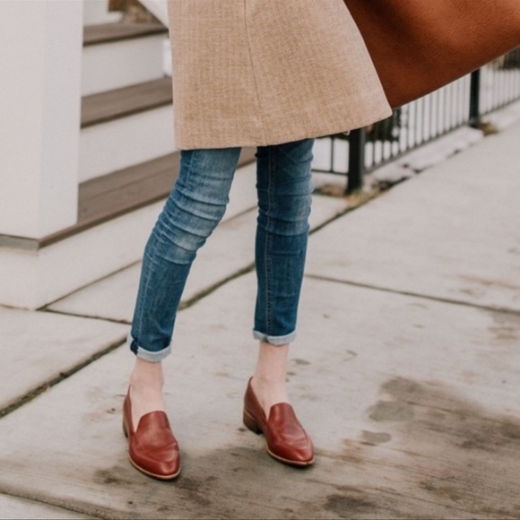 Madewell Frances Loafer in Burnt Mahogany Size 9 - Picture 2 of 14